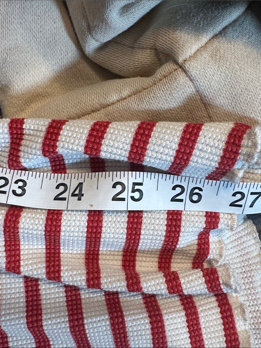 Beach Riot Striped Wide-Leg Lounge Pants - Red and White - Picture 5 of 5